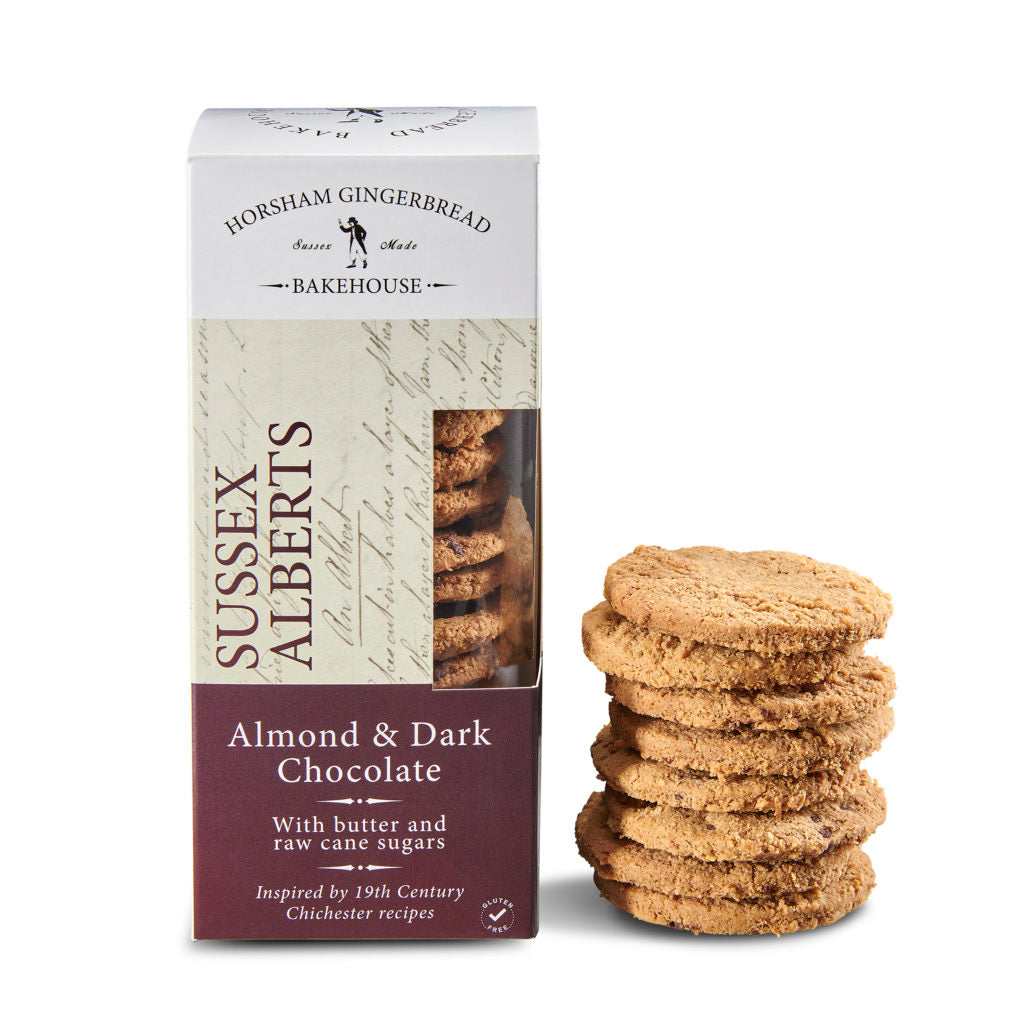 Sussex Alberts, Almond & Dark Chocolate Oat Biscuits