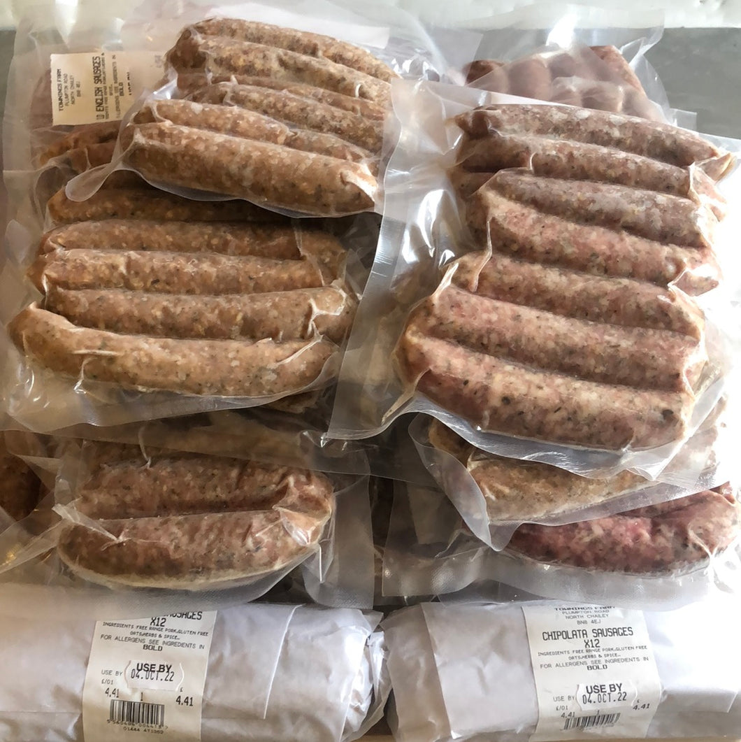Free Range Sausage Box (100 sausages)