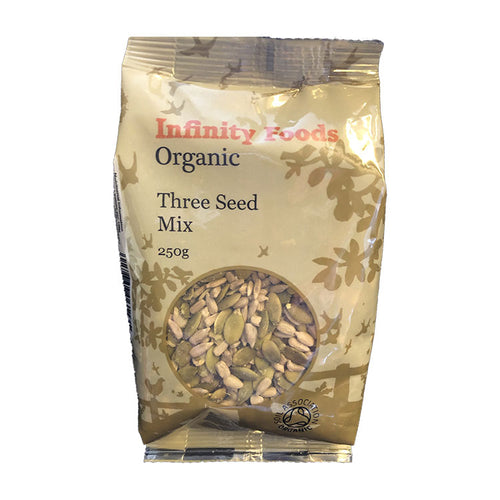 Infinity Foods Organic Three Seed Mix 250g Packet